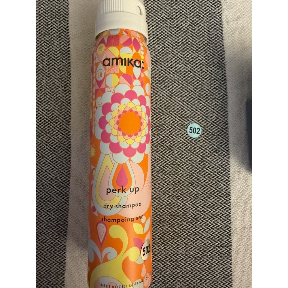 Amika Perk Up Dry Shampoo 1.8 oz 64 ml Travel Size Talc-Free Oil Absorbing